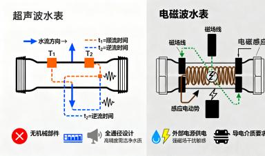 工业用水计量新标杆：超声波水表 vs. 电磁水表，谁更胜一筹